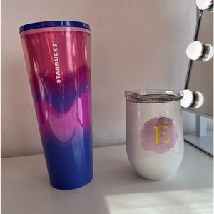 Two cups Starbucks 24oz